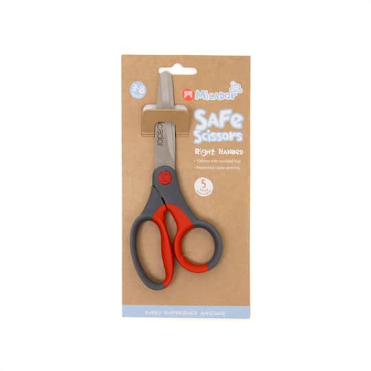Micador Jr. Red Right-Handed Safe Scissors